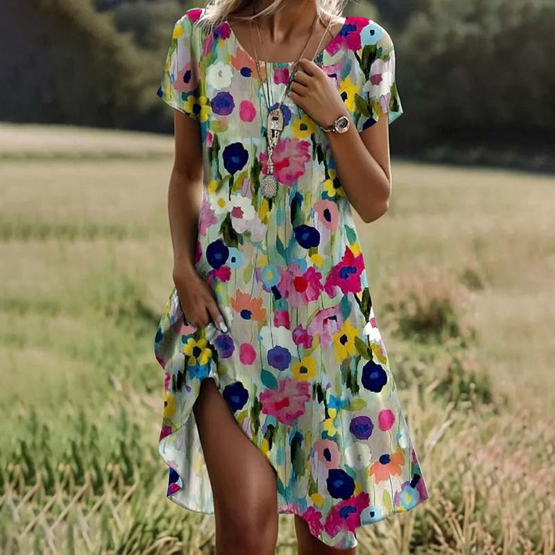 Priya™ | Watercolor Bloom Dress
