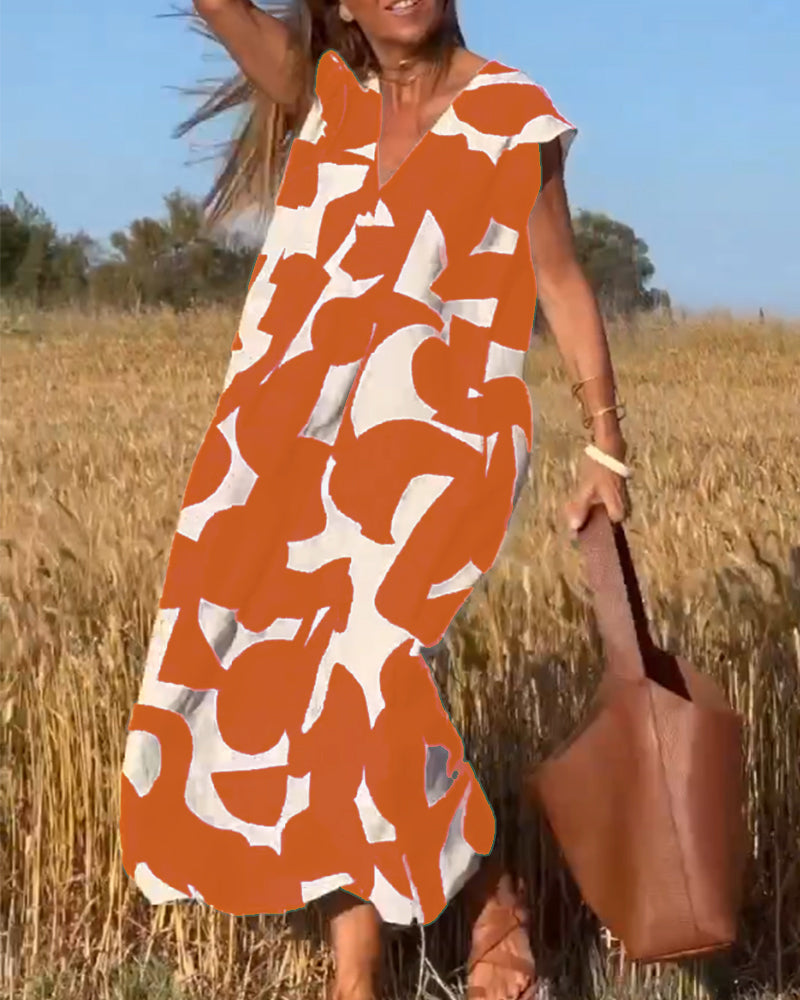 Kendall™ | Relaxed Abstract Dress