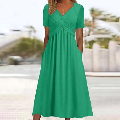 Sacha™ | Casual Elegance Midi Dress