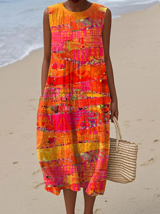 Faye™ | Sunset Midi Dress