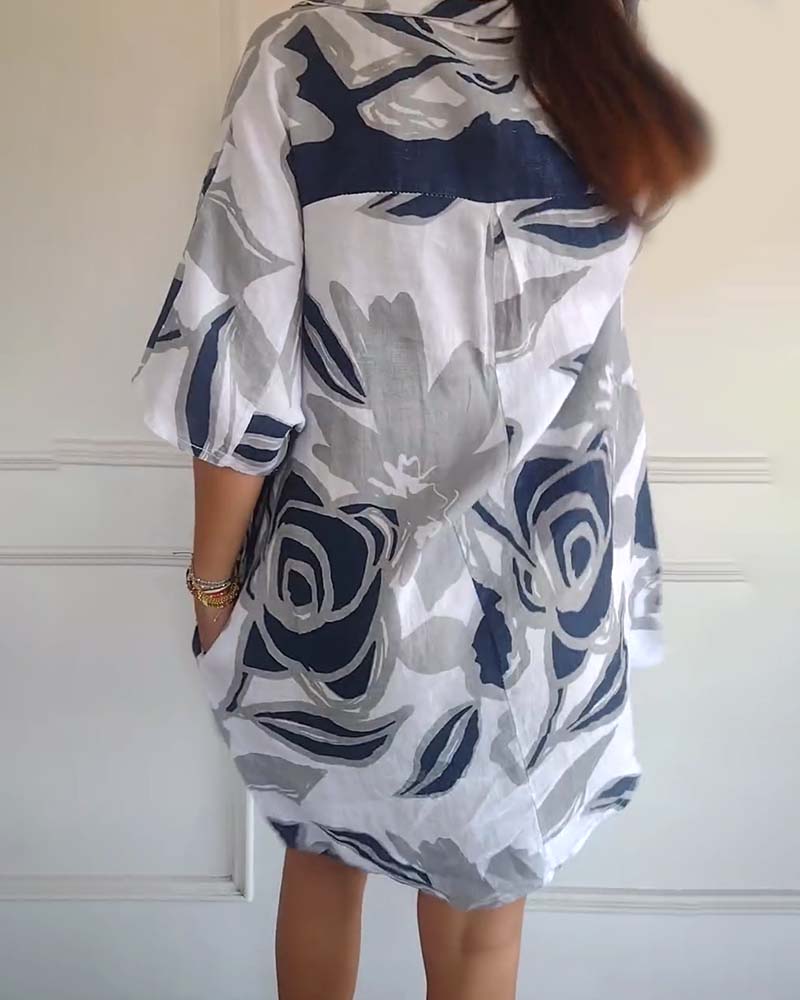 Bianca™ | Floral Shirt Dress