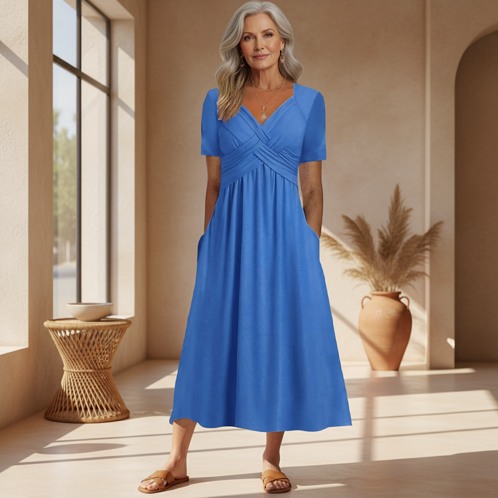 Sacha™ | Casual Elegance Midi Dress